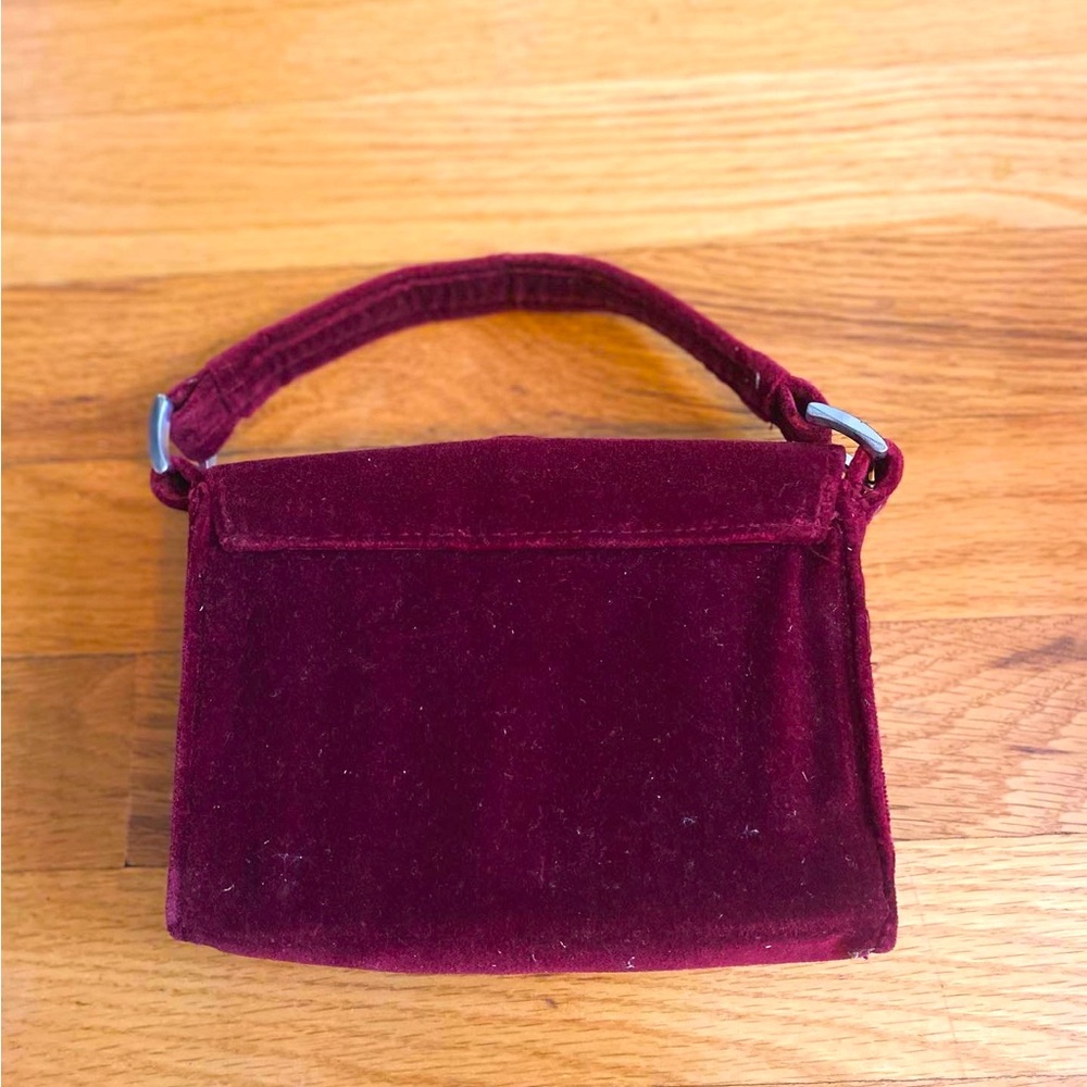 Velvet red bag - Picture 2 of 2